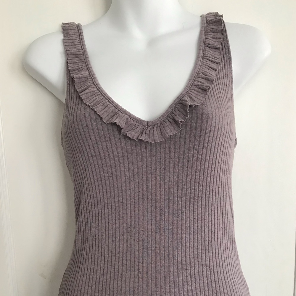 Project Social T ~ Purple Ribbed Tank
